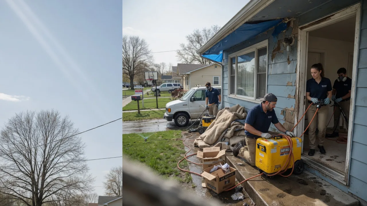 Basement Flood Cleanup in Sheldon, IL near me